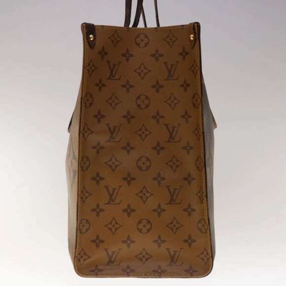 LOUIS VUITTON Monogram Reverse Giant On The Go GM Tote Bag M45320 Auth 65248SAV - Picture 3 of 16